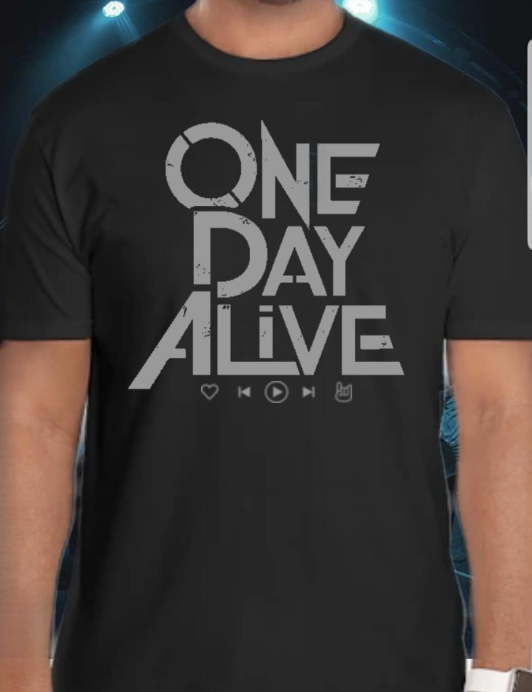 Grey ODA Name Front T Shirt